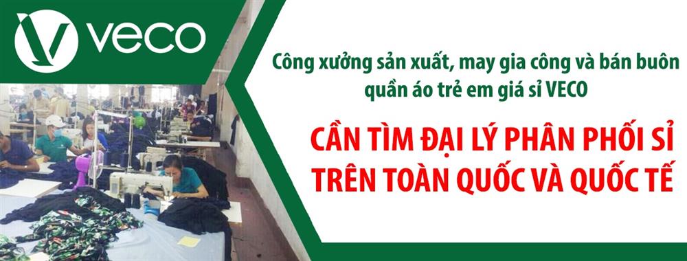 Công xưởng sản xuất chuyên bỏ sỉ quần áo trẻ em VECO